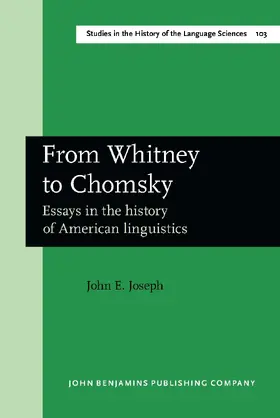 Joseph |  From Whitney to Chomsky | Buch |  Sack Fachmedien