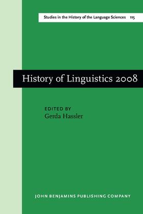 Hassler | History of Linguistics 2008 | Buch | 978-90-272-4606-6 | sack.de