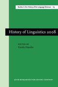 Hassler |  History of Linguistics 2008 | Buch |  Sack Fachmedien