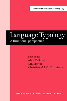 Caffarel / Martin / Matthiessen |  Language Typology | Buch |  Sack Fachmedien