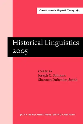 Salmons / Dubenion-Smith |  Historical Linguistics 2005 | Buch |  Sack Fachmedien