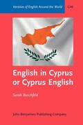 Buschfeld |  English in Cyprus or Cyprus English | Buch |  Sack Fachmedien