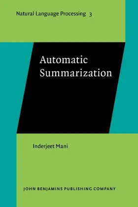 Mani |  Automatic Summarization | Buch |  Sack Fachmedien