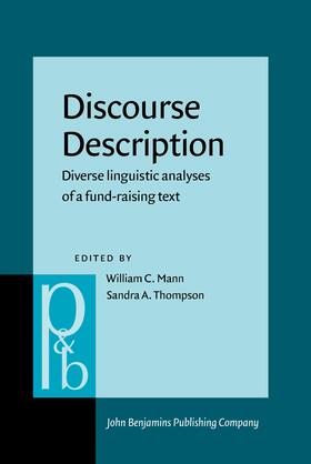 Mann / Thompson |  Discourse Description | Buch |  Sack Fachmedien