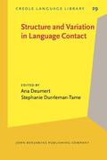 Deumert / Durrleman-Tame |  Structure and Variation in Language Contact | Buch |  Sack Fachmedien