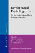Sekerina / Fernández / Clahsen |  Developmental Psycholinguistics | Buch |  Sack Fachmedien