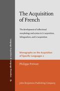 Prévost |  The Acquisition of French | Buch |  Sack Fachmedien