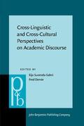 Suomela-Salmi / Dervin |  Cross-Linguistic and Cross-Cultural Perspectives on Academic Discourse | Buch |  Sack Fachmedien