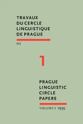 Hajicová / Cervenka / Leška |  Prague Linguistic Circle Papers | Buch |  Sack Fachmedien