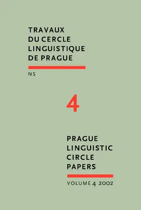 Hajicová / Sgall / Hana |  Prague Linguistic Circle Papers | Buch |  Sack Fachmedien