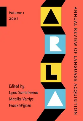 Santelmann / Verrips / Wijnen |  Annual Review of Language Acquisition | Buch |  Sack Fachmedien