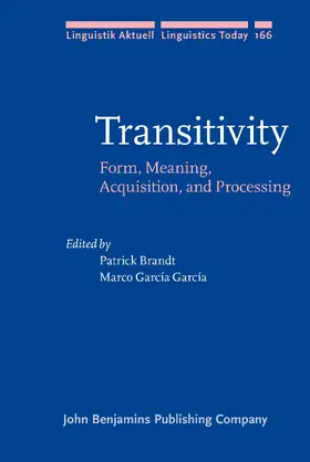 Brandt / García García | Transitivity | Buch | 978-90-272-5549-5 | www.sack.de
