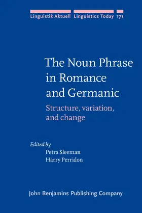 Sleeman / Perridon |  The Noun Phrase in Romance and Germanic | Buch |  Sack Fachmedien