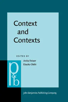 Fetzer / Oishi |  Context and Contexts | Buch |  Sack Fachmedien