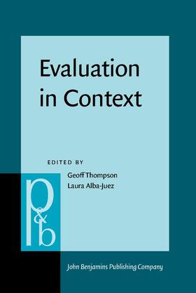 Thompson / Alba-Juez |  Evaluation in Context | Buch |  Sack Fachmedien