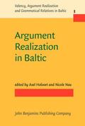Holvoet / Nau |  Argument Realization in Baltic | Buch |  Sack Fachmedien