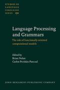 Nolan / Periñán-Pascual |  Language Processing and Grammars | Buch |  Sack Fachmedien