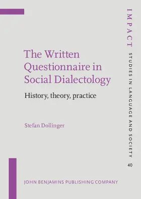 Dollinger |  The Written Questionnaire in Social Dialectology | eBook | Sack Fachmedien