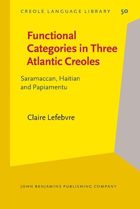 Lefebvre | Functional Categories in Three Atlantic Creoles | E-Book | www.sack.de