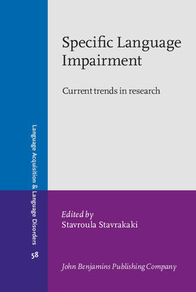 Stavrakaki | Specific Language Impairment | E-Book | sack.de
