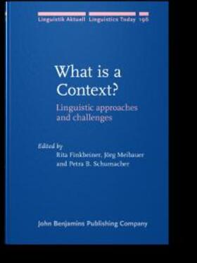 Finkbeiner / Meibauer / Schumacher |  What is a Context? | eBook | Sack Fachmedien