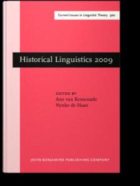 Kemenade / Haas |  Historical Linguistics 2009 | eBook | Sack Fachmedien