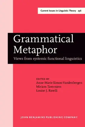 Simon-Vandenbergen / Taverniers / Ravelli |  Grammatical Metaphor | eBook | Sack Fachmedien