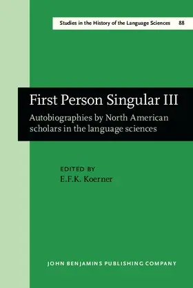 Koerner |  First Person Singular III | eBook | Sack Fachmedien