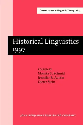 Schmid / Austin / Stein |  Historical Linguistics 1997 | eBook | Sack Fachmedien
