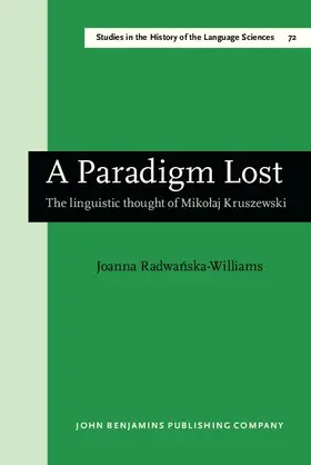 Radwanska-Williams |  A Paradigm Lost | eBook | Sack Fachmedien