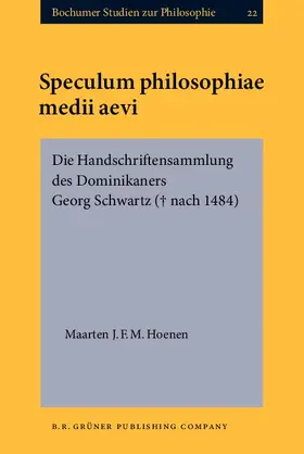 Hoenen |  Speculum philosophiae medii aevi | eBook | Sack Fachmedien