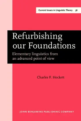 Hockett |  Refurbishing our Foundations | eBook | Sack Fachmedien