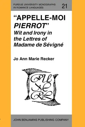 Recker |  “Appelle-moi &lt;i&gt;Pierrot&lt;/i&gt;” | eBook | Sack Fachmedien