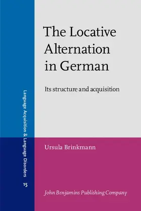 Brinkmann |  The Locative Alternation in German | eBook | Sack Fachmedien
