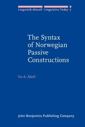 Åfarli / Afarli |  The Syntax of Norwegian Passive Constructions | eBook | Sack Fachmedien