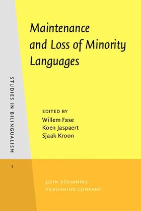 Fase / Jaspaert / Kroon |  Maintenance and Loss of Minority Languages | eBook | Sack Fachmedien