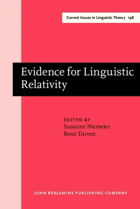 Niemeier / Dirven |  Evidence for Linguistic Relativity | eBook | Sack Fachmedien
