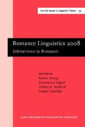 Arregi / Fagyal / Montrul |  Romance Linguistics 2008 | eBook | Sack Fachmedien