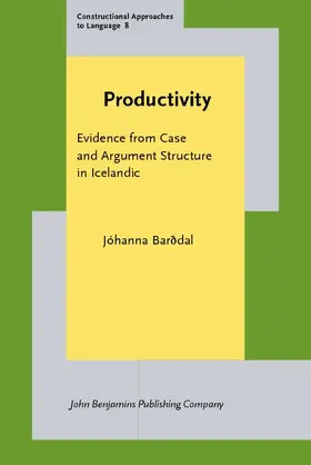 Barðdal / BarÃ°dal | Productivity | E-Book | sack.de