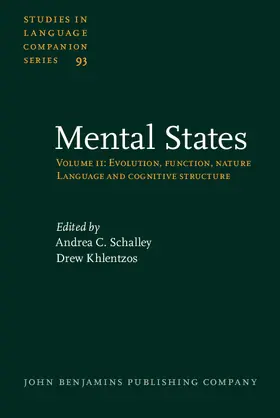 Schalley / Khlentzos |  Mental States | eBook | Sack Fachmedien