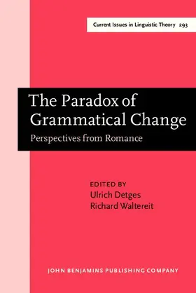 Detges / Waltereit |  The Paradox of Grammatical Change | eBook | Sack Fachmedien