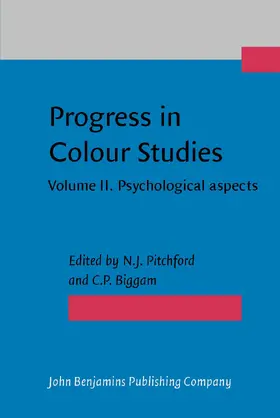 Pitchford / Biggam |  Progress in Colour Studies | eBook | Sack Fachmedien