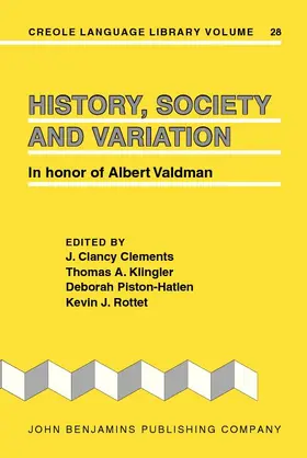 Clements / Klingler / Piston-Hatlen |  History, Society and Variation | eBook | Sack Fachmedien