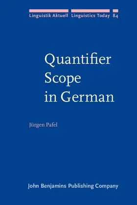 Pafel | Quantifier Scope in German | E-Book | www.sack.de