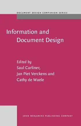 Carliner / Verckens / Waele |  Information and Document Design | eBook | Sack Fachmedien