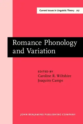 Wiltshire / Camps |  Romance Phonology and Variation | eBook | Sack Fachmedien