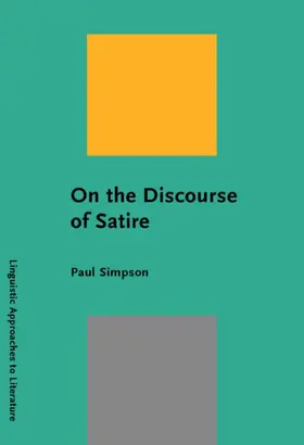Simpson |  On the Discourse of Satire | eBook | Sack Fachmedien