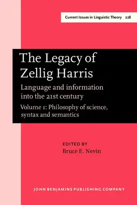 Nevin |  The Legacy of Zellig Harris | eBook | Sack Fachmedien