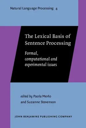 Merlo / Stevenson |  The Lexical Basis of Sentence Processing | eBook | Sack Fachmedien