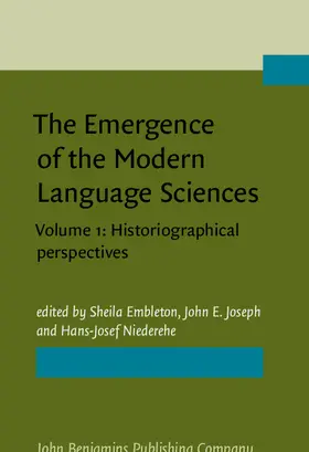 Embleton / Joseph / Niederehe |  The Emergence of the Modern Language Sciences | eBook | Sack Fachmedien